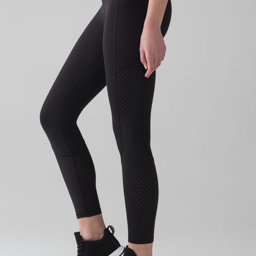 LK New Lululemon Mind Over Miles High Rise Run Leggings Tights Pants Womens 4 S